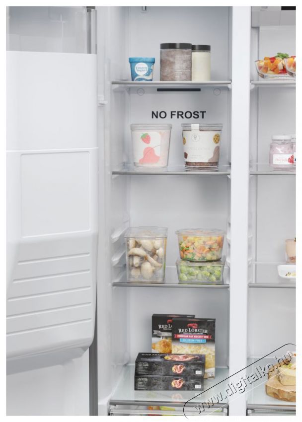 Haier HSR3918EIMP Side by Side hűtő Konyhai term&eacute;kek - Hűtő, fagyaszt&oacute; (szabadon&aacute;ll&oacute;) - Amerikai t&iacute;pus&uacute; Side By Side hűtő - 500620