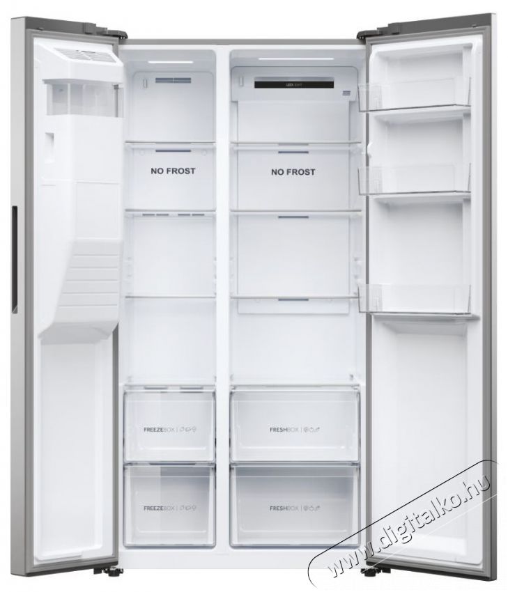 Haier HSR3918EIMP Side by Side hűtő Konyhai term&eacute;kek - Hűtő, fagyaszt&oacute; (szabadon&aacute;ll&oacute;) - Amerikai t&iacute;pus&uacute; Side By Side hűtő - 500620