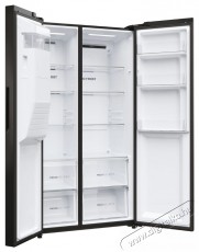 Haier HSR5918DIPB Side by Side hűtő Konyhai term&eacute;kek - Hűtő, fagyaszt&oacute; (szabadon&aacute;ll&oacute;) - Amerikai t&iacute;pus&uacute; Side By Side hűtő - 500619