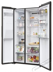 Haier HSR5918DIPB Side by Side hűtő Konyhai term&eacute;kek - Hűtő, fagyaszt&oacute; (szabadon&aacute;ll&oacute;) - Amerikai t&iacute;pus&uacute; Side By Side hűtő - 500619