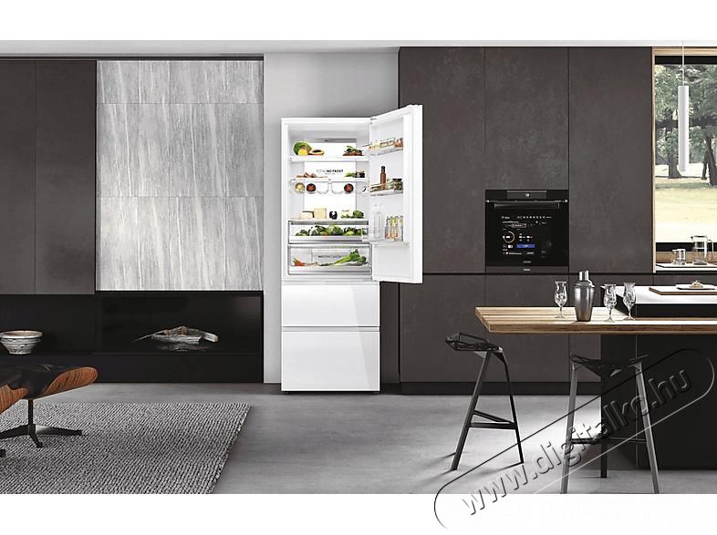 Haier HTW7720DNGW alulfagyaszt&oacute;s hűtő Konyhai term&eacute;kek - Hűtő, fagyaszt&oacute; (szabadon&aacute;ll&oacute;) - Alulfagyaszt&oacute;s kombin&aacute;lt hűtő - 500631