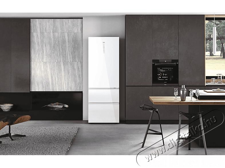 Haier HTW7720DNGW alulfagyaszt&oacute;s hűtő Konyhai term&eacute;kek - Hűtő, fagyaszt&oacute; (szabadon&aacute;ll&oacute;) - Alulfagyaszt&oacute;s kombin&aacute;lt hűtő - 500631