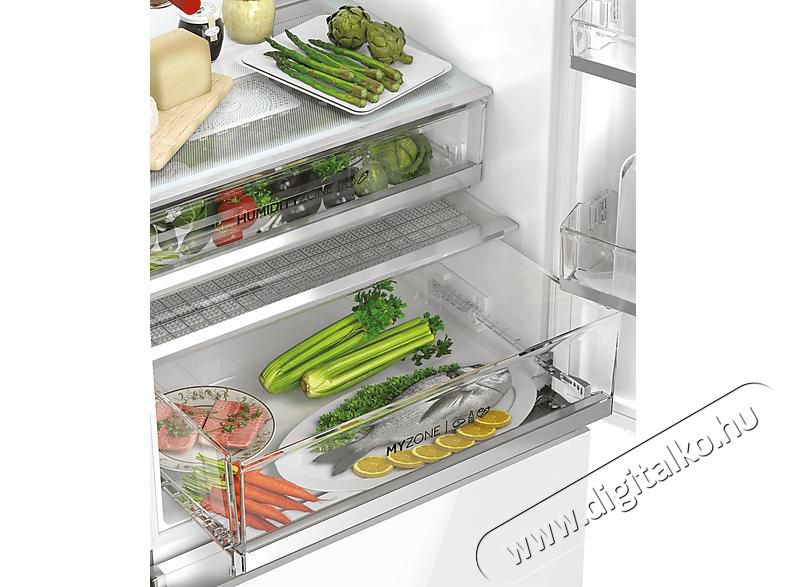 Haier HTW7720DNGW alulfagyaszt&oacute;s hűtő Konyhai term&eacute;kek - Hűtő, fagyaszt&oacute; (szabadon&aacute;ll&oacute;) - Alulfagyaszt&oacute;s kombin&aacute;lt hűtő - 500631
