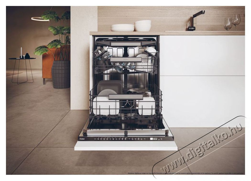 Haier XS 6B1M3PB Be&eacute;p&iacute;thető Mosogat&oacute;g&eacute;p Konyhai term&eacute;kek - Mosogat&oacute;g&eacute;p - Norm&aacute;l (60cm) be&eacute;p&iacute;thető mosogat&oacute;g&eacute;p - 500624
