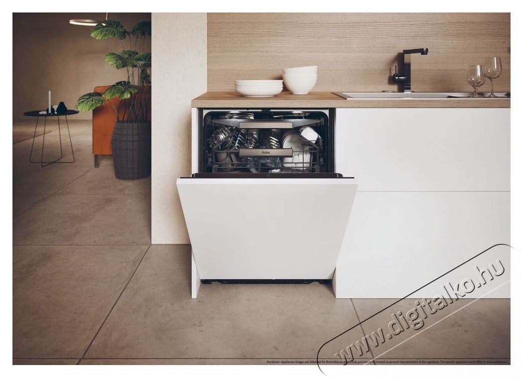 Haier XS 6B1M3PB Be&eacute;p&iacute;thető Mosogat&oacute;g&eacute;p Konyhai term&eacute;kek - Mosogat&oacute;g&eacute;p - Norm&aacute;l (60cm) be&eacute;p&iacute;thető mosogat&oacute;g&eacute;p - 500624