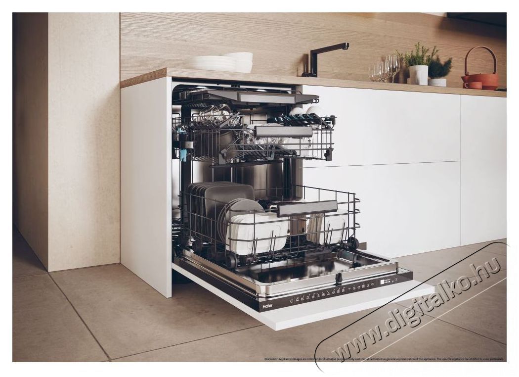 Haier XS 6B1M3PB Be&eacute;p&iacute;thető Mosogat&oacute;g&eacute;p Konyhai term&eacute;kek - Mosogat&oacute;g&eacute;p - Norm&aacute;l (60cm) be&eacute;p&iacute;thető mosogat&oacute;g&eacute;p - 500624