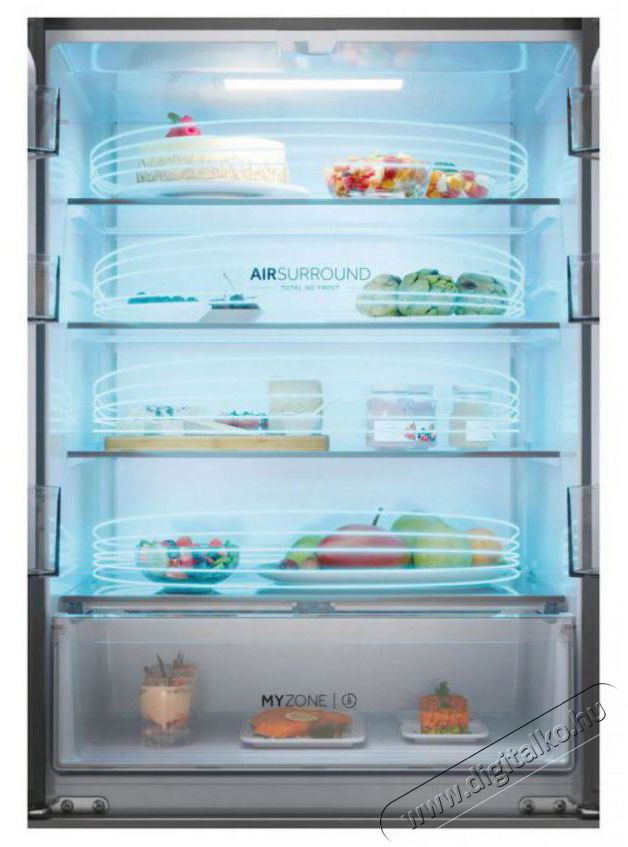 Haier HFR3718ENMD FD 70 Series 3 Konyhai term&eacute;kek - Hűtő, fagyaszt&oacute; (szabadon&aacute;ll&oacute;) - Amerikai t&iacute;pus&uacute; Side By Side hűtő - 504454