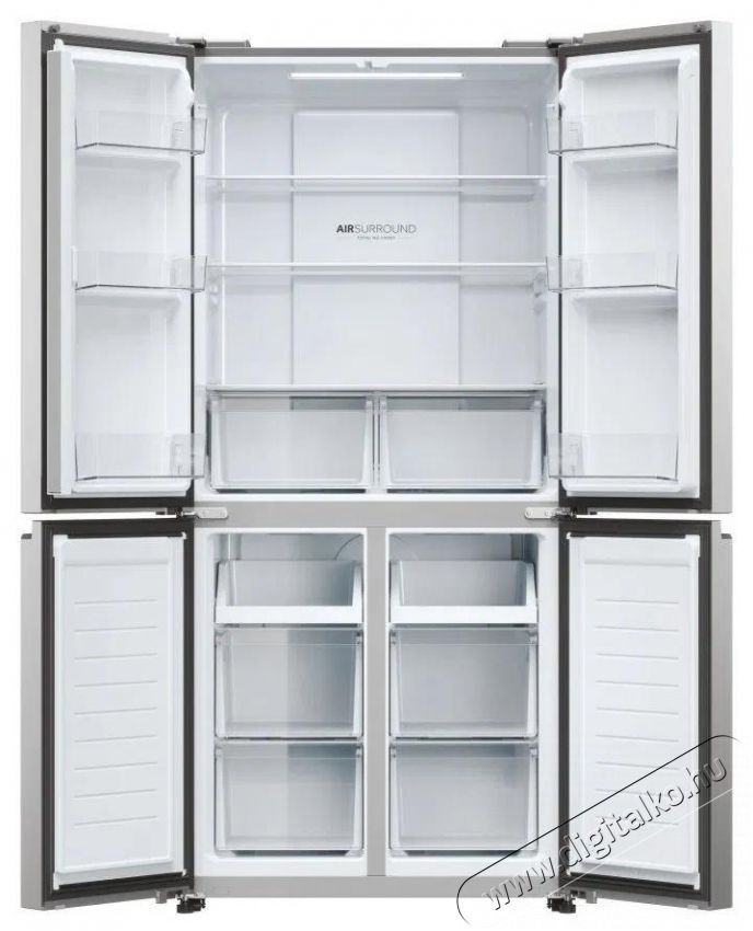 Haier HCR3818ENMM Konyhai term&eacute;kek - Hűtő, fagyaszt&oacute; (szabadon&aacute;ll&oacute;) - Amerikai t&iacute;pus&uacute; Side By Side hűtő - 504450