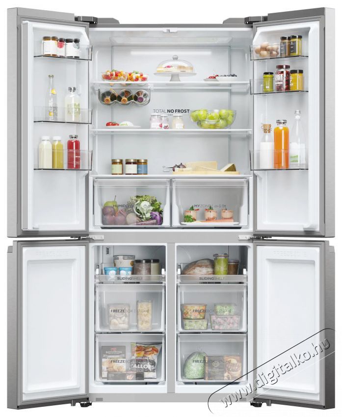 Haier HCR5919ENMP Cube 90 Series 5 Konyhai term&eacute;kek - Hűtő, fagyaszt&oacute; (szabadon&aacute;ll&oacute;) - Amerikai t&iacute;pus&uacute; Side By Side hűtő - 504452