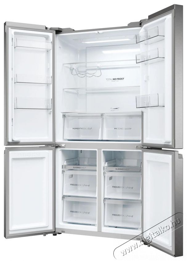 Haier HCR5919ENMP Cube 90 Series 5 Konyhai term&eacute;kek - Hűtő, fagyaszt&oacute; (szabadon&aacute;ll&oacute;) - Amerikai t&iacute;pus&uacute; Side By Side hűtő - 504452