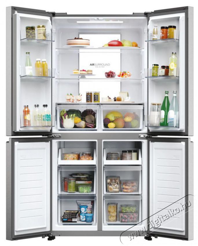 Haier HCR7818DNMM Cube 83 Series 7 Konyhai term&eacute;kek - Hűtő, fagyaszt&oacute; (szabadon&aacute;ll&oacute;) - Amerikai t&iacute;pus&uacute; Side By Side hűtő - 504453