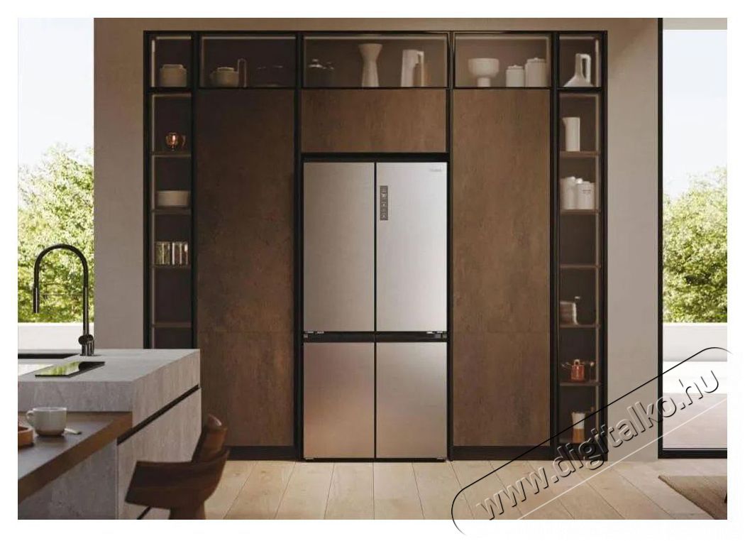 Haier HCR7818DNMM Cube 83 Series 7 Konyhai term&eacute;kek - Hűtő, fagyaszt&oacute; (szabadon&aacute;ll&oacute;) - Amerikai t&iacute;pus&uacute; Side By Side hűtő - 504453