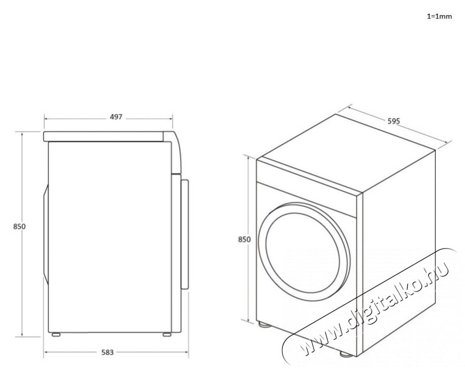 Haier HW90-B14979EU1-S el&ouml;lt&ouml;ltős mos&oacute;g&eacute;p, keskeny, 9 kg, 1400 fordulat H&aacute;ztart&aacute;s / Otthon / K&uuml;lt&eacute;r - Mos&oacute;g&eacute;p / sz&aacute;r&iacute;t&oacute;g&eacute;p - El&ouml;lt&ouml;ltős keskeny (45cm-ig) mos&oacute;g&eacute;p - 505551