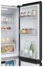 Haier HCR3818ENPT antracit, n&eacute;gyajt&oacute;s, Hűtő:311L, Fagyaszt&oacute;:156L, Total No frost hűtőszekr&eacute;ny Konyhai term&eacute;kek - Hűtő, fagyaszt&oacute; (szabadon&aacute;ll&oacute;) - Amerikai t&iacute;pus&uacute; Side By Side hűtő - 506324