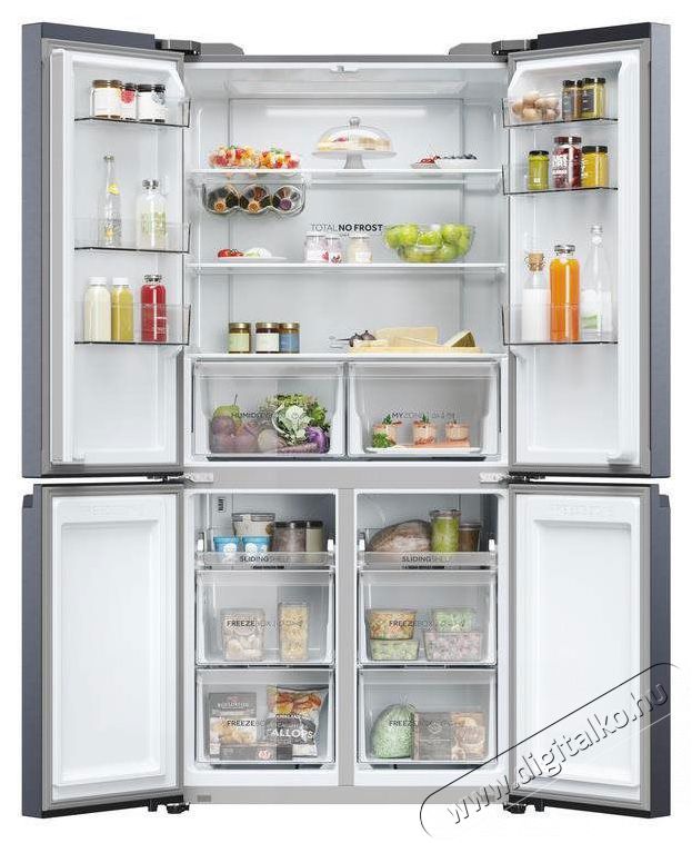 Haier HCR5919ENMB Cube 90 Series 5 Konyhai term&eacute;kek - Hűtő, fagyaszt&oacute; (szabadon&aacute;ll&oacute;) - Amerikai t&iacute;pus&uacute; Side By Side hűtő - 509437