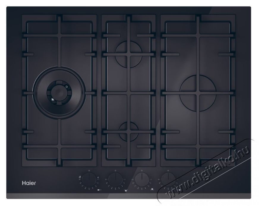 Haier HAVG5D4TB Series 6 Konyhai term&eacute;kek - S&uuml;tő-főzőlap, tűzhely (be&eacute;p&iacute;thető) - G&aacute;zfőzőlap (be&eacute;p&iacute;thető) - 504448