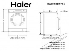 Haier HW100-B14979-S Mos&oacute;g&eacute;p, 10 kg, 1400 rpm, Direct Motion Motor, Steam, Touch Control, A energiaoszt&aacute;ly, Feh&eacute;r H&aacute;ztart&aacute;s / Otthon / K&uuml;lt&eacute;r - Mos&oacute;g&eacute;p / sz&aacute;r&iacute;t&oacute;g&eacute;p - El&ouml;lt&ouml;ltős norm&aacute;l (60cm-ig) mos&oacute;g&eacute;p - 536741