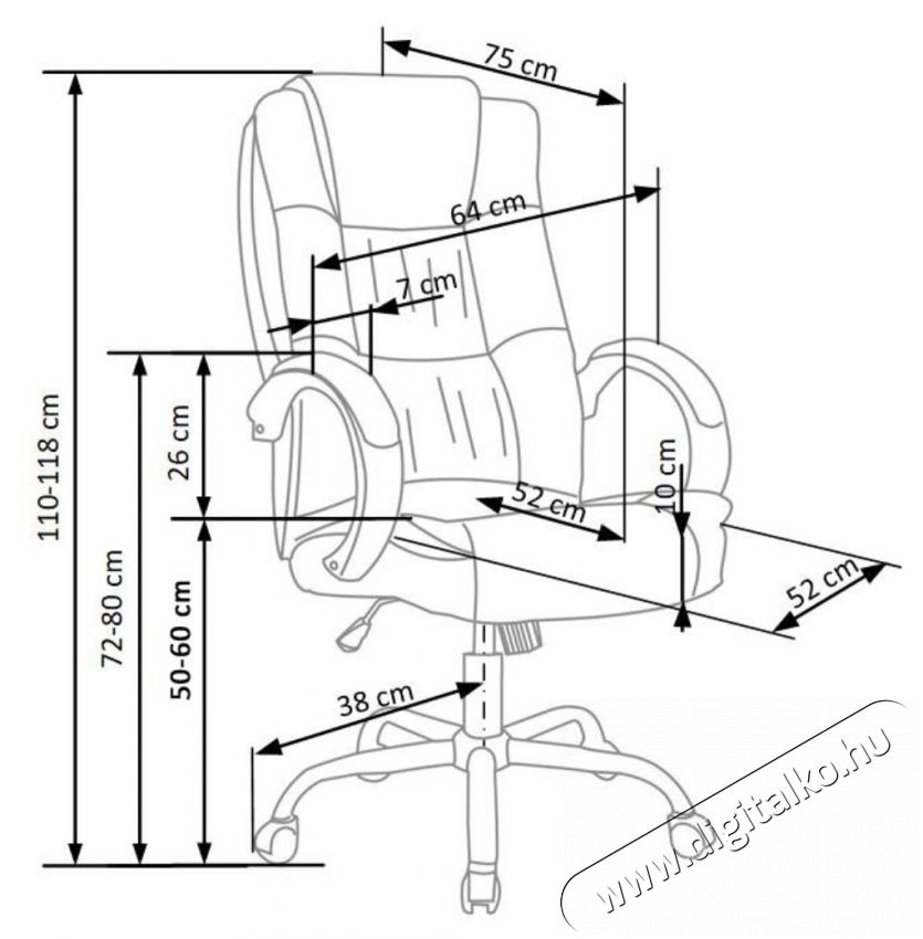 HALMAR Relax 2 sz&uuml;rke Iroda &eacute;s sz&aacute;m&iacute;t&aacute;stechnika - Egy&eacute;b sz&aacute;m&iacute;t&aacute;stechnikai term&eacute;k - 518332