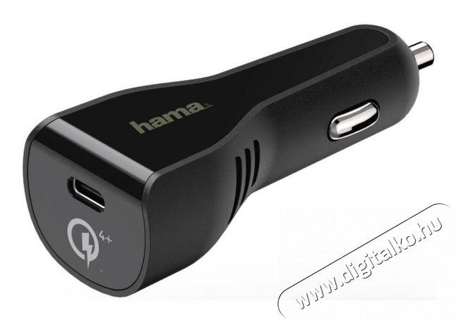 Hama USB Type-C aut&oacute;s t&ouml;ltő (178274) Mobil / Kommunik&aacute;ci&oacute; / Smart - Mobiltelefon kieg&eacute;sz&iacute;tő / tok - H&aacute;l&oacute;zati-, aut&oacute;s t&ouml;ltő - 342093