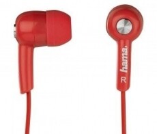 Hama HK2103 fülhallgató, vörös - 122725 Audio-Video / Hifi / Multimédia - Fül és Fejhallgatók - Fülhallgató - 293749