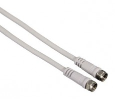 Hama Antennak&aacute;bel F-F 75dB 5m, feh&eacute;r - 43028 Tv kieg&eacute;sz&iacute;tők - K&aacute;bel / csatlakoz&oacute; - Koax antenna k&aacute;bel - 288171