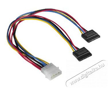 Hama 5,25" - 2x Serial ATA t&aacute;pk&aacute;bel - 34068 Iroda &eacute;s sz&aacute;m&iacute;t&aacute;stechnika - Sz&aacute;m&iacute;t&oacute;g&eacute;p tartoz&eacute;k - SATA k&aacute;bel - 288324