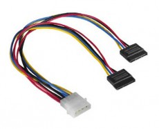 Hama 5,25" - 2x Serial ATA t&aacute;pk&aacute;bel - 34068 Iroda &eacute;s sz&aacute;m&iacute;t&aacute;stechnika - Sz&aacute;m&iacute;t&oacute;g&eacute;p tartoz&eacute;k - SATA k&aacute;bel - 288324