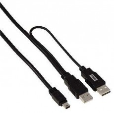 Hama Mini usb Y k&aacute;bel, 1m - 39748 Fot&oacute;-Vide&oacute; kieg&eacute;sz&iacute;tők - K&aacute;bel - USB k&aacute;bel - 279323