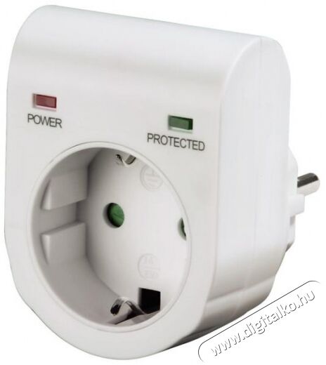 Hama h&aacute;l&oacute;zati t&uacute;lfesz&uuml;lts&eacute;g v&eacute;dő adapter (47771) - feh&eacute;r H&aacute;ztart&aacute;s / Otthon / K&uuml;lt&eacute;r - Vil&aacute;g&iacute;t&aacute;s / elektromoss&aacute;g - H&aacute;l&oacute;zati eloszt&oacute; / hosszabb&iacute;t&oacute; / adapter - 315366