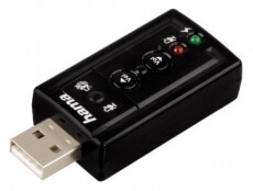 Hama 7.1 Surround USB k&uuml;lső hangk&aacute;rtya- 51620 Iroda &eacute;s sz&aacute;m&iacute;t&aacute;stechnika - Sz&aacute;m&iacute;t&oacute;g&eacute;p tartoz&eacute;k - Hangk&aacute;rtya - 287261