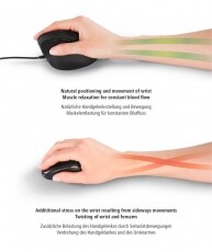 Hama Vertical Ergonomic EMC-500 optikai eg&eacute;r (182698) Iroda &eacute;s sz&aacute;m&iacute;t&aacute;stechnika - Eg&eacute;r - Vezet&eacute;kes eg&eacute;r - 341155