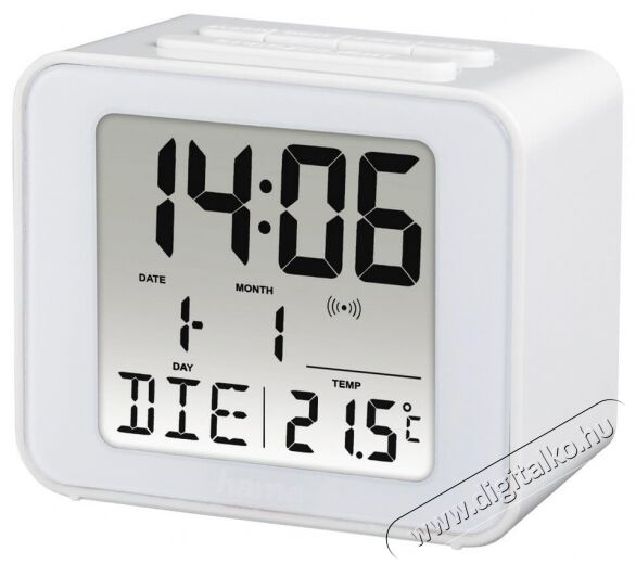 Hama R&aacute;di&oacute;vez&eacute;relt &eacute;bresztő&oacute;ra (186305) - feh&eacute;r H&aacute;ztart&aacute;s / Otthon / K&uuml;lt&eacute;r - &Oacute;ra - &Eacute;bresztő&oacute;ra - 360492