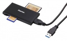 Hama USB 3.0 SUPERSPEED SLIM MULTI KÁRTYAOLVASÓ, FEKETE,ÚJ - 181018 - Memória kártya / Pendrive - Kártya olvasó - 342281