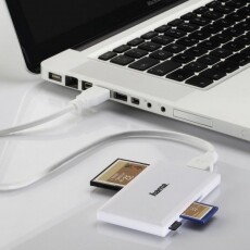 Hama USB 3.0 SUPERSPEED SLIM MULTI K&Aacute;RTYAOLVAS&Oacute;, FEH&Eacute;R,&Uacute;J - 181017 Mem&oacute;ria k&aacute;rtya / Pendrive - K&aacute;rtya olvas&oacute; - 342280