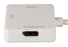 Hama 3 in 1 DVI/DP/DHM &aacute;talak&iacute;t&oacute; - 53245 Tv kieg&eacute;sz&iacute;tők - K&aacute;bel / csatlakoz&oacute; - Mini DisplayPort k&aacute;bel - 286945
