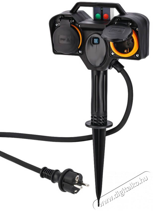 Hama Kerti konnektor - (137274) H&aacute;ztart&aacute;s / Otthon / K&uuml;lt&eacute;r - Vil&aacute;g&iacute;t&aacute;s / elektromoss&aacute;g - H&aacute;l&oacute;zati eloszt&oacute; / hosszabb&iacute;t&oacute; / adapter - 371000