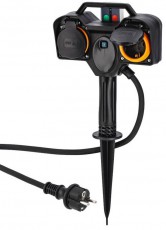 Hama Kerti konnektor - (137274) H&aacute;ztart&aacute;s / Otthon / K&uuml;lt&eacute;r - Vil&aacute;g&iacute;t&aacute;s / elektromoss&aacute;g - H&aacute;l&oacute;zati eloszt&oacute; / hosszabb&iacute;t&oacute; / adapter - 371000