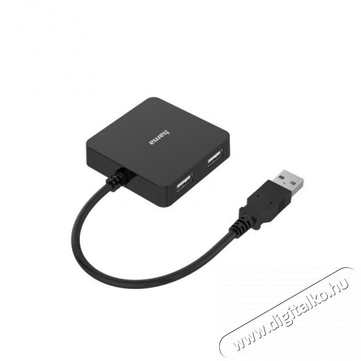 Hama USB 2.0 HUB Buspowered 1:4 V2 USB eloszt&oacute; - fekete (200121) Iroda &eacute;s sz&aacute;m&iacute;t&aacute;stechnika - Sz&aacute;m&iacute;t&oacute;g&eacute;p tartoz&eacute;k - USB k&aacute;bel - 372430