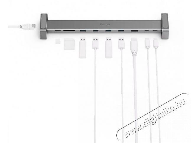 Hama USB dokkol&oacute; adapter 9 csatlakoz&oacute;val (200103) Iroda &eacute;s sz&aacute;m&iacute;t&aacute;stechnika - Notebook kieg&eacute;sz&iacute;tő - USB hub / eloszt&oacute; - 372433