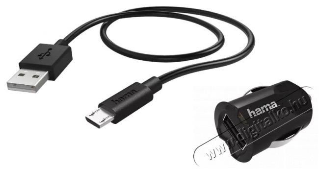Hama AUT&Oacute;S T&Ouml;LTŐ USB SZETT MICRO USB PICCO, 2,4A (178380) Aut&oacute;hifi / Aut&oacute; felszerel&eacute;s - Aut&oacute;s t&ouml;ltő / szivargy&uacute;jt&oacute; adapter - 373552