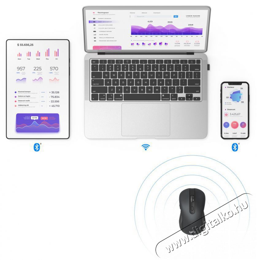 Hama MW-650 vezet&eacute;k n&eacute;lk&uuml;li optikai eg&eacute;r (182617) Iroda &eacute;s sz&aacute;m&iacute;t&aacute;stechnika - Eg&eacute;r - Vezet&eacute;k n&eacute;lk&uuml;li eg&eacute;r - 373145