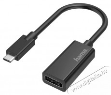 Hama 200314 FIC USB Type-C - Displayport adapter Mobil / Kommunikáció / Smart - Mobiltelefon kiegészítő / tok - Kábel / átalakító - 379842