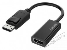 Hama 200335 Displayport - HDMI adapter Tv kiegészítők - Kábel / csatlakozó - Csatlakozó / elosztó / átalakító - 379844