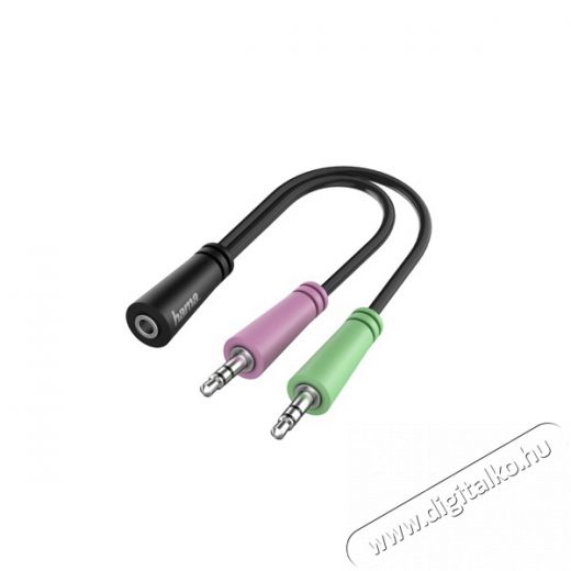 Hama 200351 4 pol. jack alj - 2&times;3 pol. jack dug&oacute; k&aacute;bel Tv kieg&eacute;sz&iacute;tők - K&aacute;bel / csatlakoz&oacute; - Csatlakoz&oacute; / eloszt&oacute; / &aacute;talak&iacute;t&oacute; - 379847