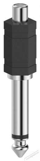 Hama 205188 FIC adapter mono 6,3 mm Jack dug&oacute; - 1 RCA alj Tv kieg&eacute;sz&iacute;tők - K&aacute;bel / csatlakoz&oacute; - Csatlakoz&oacute; / eloszt&oacute; / &aacute;talak&iacute;t&oacute; - 379868