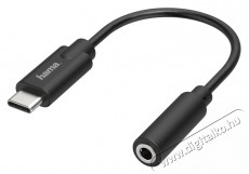 Hama FIC USB Type-C - 3,5mm jack audio adapter (337579) Tv kiegészítők - Kábel / csatlakozó - Csatlakozó / elosztó / átalakító - 380094