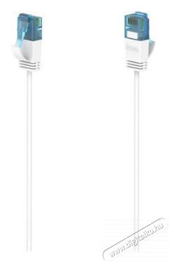 Hama FIC Slim-Flexible CAT6 0,75m feh&eacute;r patchk&aacute;bel Iroda &eacute;s sz&aacute;m&iacute;t&aacute;stechnika - H&aacute;l&oacute;zat - H&aacute;l&oacute;zati kieg&eacute;sz&iacute;tő - 386863
