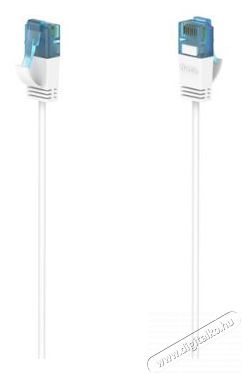 Hama FIC Slim-Flexible CAT6 0,75m feh&eacute;r patchk&aacute;bel Iroda &eacute;s sz&aacute;m&iacute;t&aacute;stechnika - H&aacute;l&oacute;zat - H&aacute;l&oacute;zati kieg&eacute;sz&iacute;tő - 386863