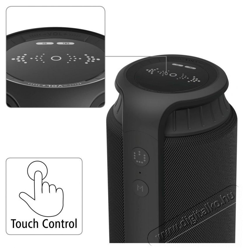 Hama BLUETOOTH HANGSZ&Oacute;R&Oacute; PIPE 2.0, 24W FEKETE (188200) Audio-Video / Hifi / Multim&eacute;dia - Hordozhat&oacute;, vezet&eacute;k n&eacute;lk&uuml;li / bluetooth hangsug&aacute;rz&oacute; - Hordozhat&oacute;, vezet&eacute;k n&eacute;lk&uuml;li / bluetooth hangsug&aacute;rz&oacute; - 399220