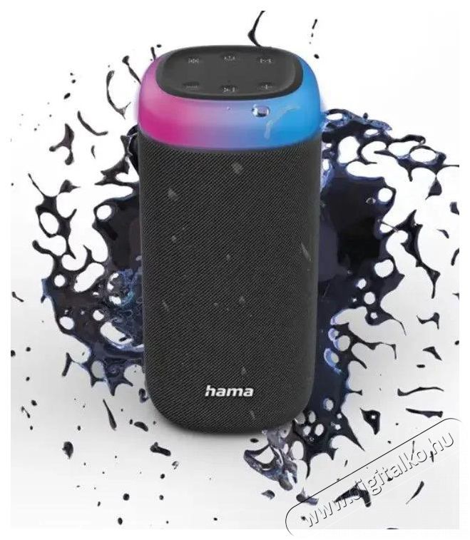 Hama BLUETOOTH HANGSZ&Oacute;R&Oacute; SHINE 2.0, 30W, RGB LED, FEKETE (188228) Audio-Video / Hifi / Multim&eacute;dia - Hordozhat&oacute;, vezet&eacute;k n&eacute;lk&uuml;li / bluetooth hangsug&aacute;rz&oacute; - Hordozhat&oacute;, vezet&eacute;k n&eacute;lk&uuml;li / bluetooth hangsug&aacute;rz&oacute; - 399222